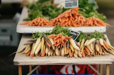 fresh local produce at a market